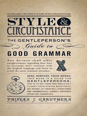cover image of Style & Circumstance